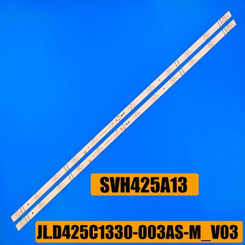 2 PCS For 1 TV Bande LED 12 lampes pour 43h4000gm 43H4030F3 43H5500G 43H5510G 43H5580G 43H4G SVH425A13 JL.D425C1330-003AS-M 43X1-2*12-20200322 ""Nipseyteko®""