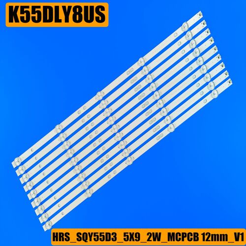 Rétroéclairage LED pour K55DLY8US KS5500SM4K 12mm _ V1 steel D5544U HV550QUB-F5A RNSMU5545 Intel su55hk ""Nipseyteko®""