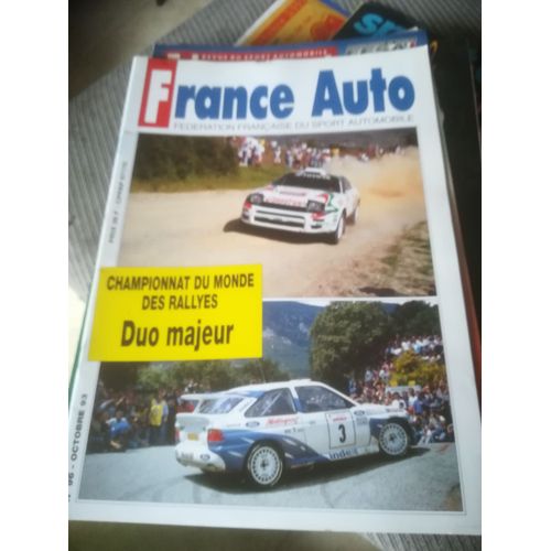 France Auto 96 De 1993 Auriol,Delecour,Formule 3000,Montagne