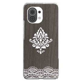 Coque Pour Xiaomi Mi 11 Lace Woods Black | Silicone | Abstrait