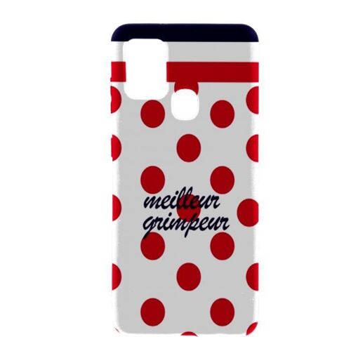 Coque pour Samsung A21S Pois Rouges Meilleur Grimpeur