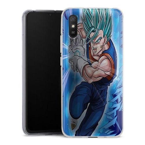 Coque Xiaomi Redmi 9a Super Vegeta Bleu | Gel Silicone Antichocs