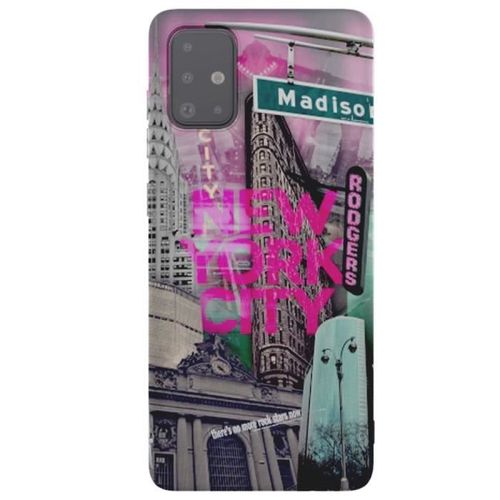 Coque Pour Samsung Galaxy A51 New York City Pink | Villes