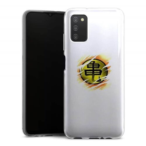 Coque Silicone Compatible Telephone Samsung Galaxy A03S Symbole Saiyan