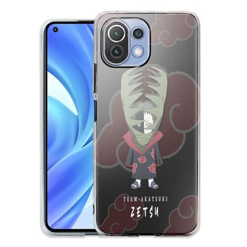 Coque Silicone - Zetsu - Xiaomi Mi 11 Lite - Bleu - Souple - Motif Manga