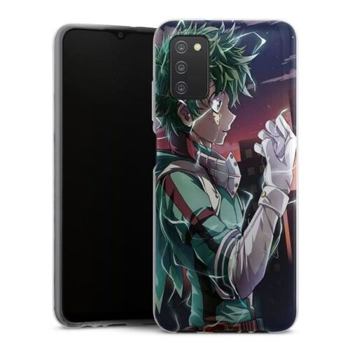 Coque Silicone Compatible Telephone Samsung Galaxy A03S Deku BNHA