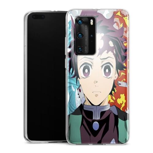 Coque Huawei P40 PRO Demon Slayer Tanjiro Cardigan Fire