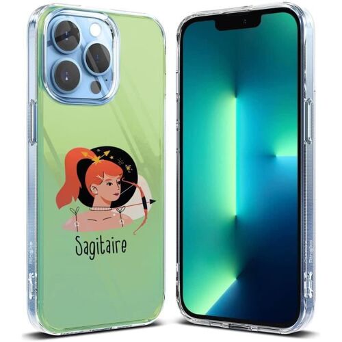 Coque Silicone Signe du Sagitaire compatible IPhone 13