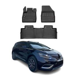 Tapis De Coffre En Caoutchouc TPE Pour Renault Zoé (2019-2022) - Noir, Antidérapant, Facile à Nettoyer