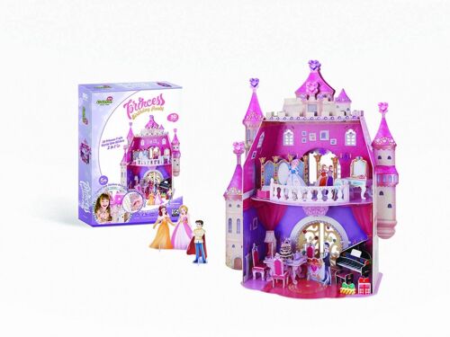 Puzzle 95 Pièces Puzzle 3d - Princess Birthday Party
