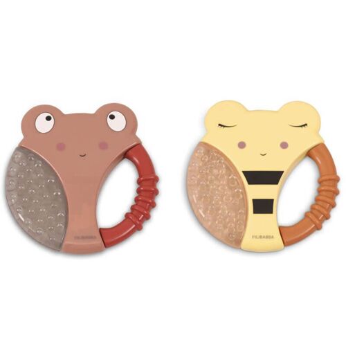 Lot De 2 Anneaux De Dentition Réfrigérés - Bee And Iarva - Filibabba
