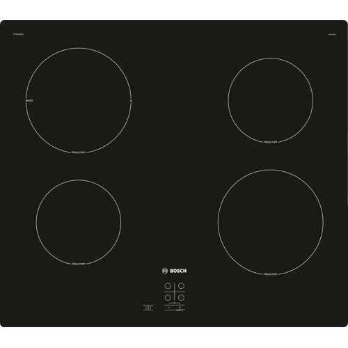 Bosch Serie 2 PUG61RAA5E plaque Noir Intégré 60 cm Plaque avec zone à induction 4 zones