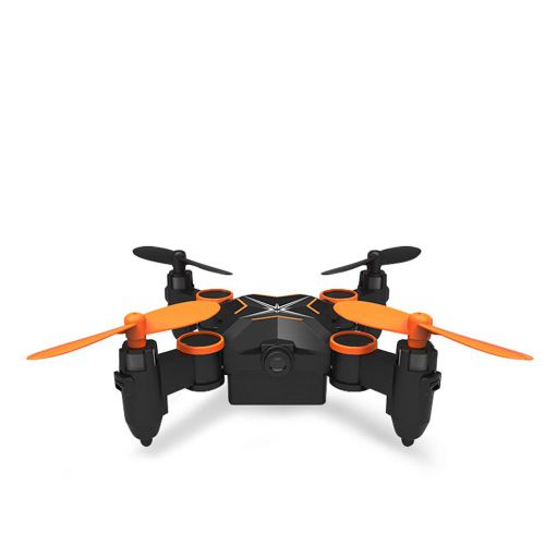 Pliant Quatre Axis Photographie Aérienne Mini Drone Aircraft Toy - Version Wifi En Temps Réel (Orange)