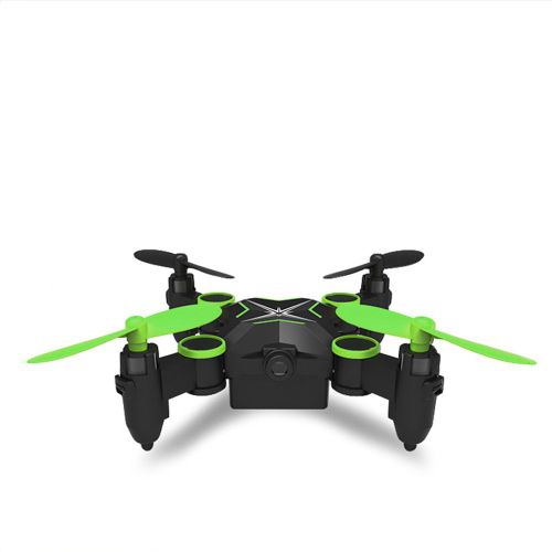Pliant Quatre Axis Photographie Aérienne Mini Drone Aircraft Toy - Wifi Version En Temps Réel (Vert)
