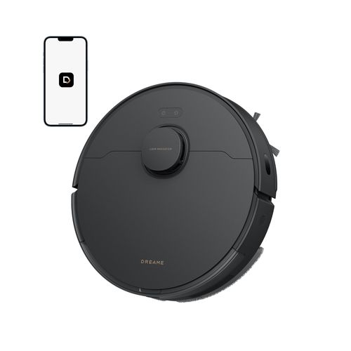 DREAME D20 Robot Aspirateur, 13 000 Pa, Brosse Duo pour Poils d'Animaux, Navigation Laser, Aspirateur et Laveur 2-en-1, Sols Durs et Tapis/Moquettes, Batterie 5 200 mAh, Application et Commande Vocale