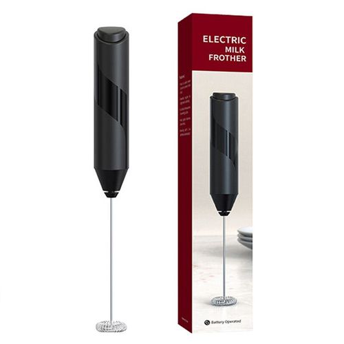 Mousseur à lait mélangeur à main mousseur cafetière batteur à oeufs agitateur chocolat/Cappuccino Mini mélangeur Portable outil de fouet de cuisine - Type Black
