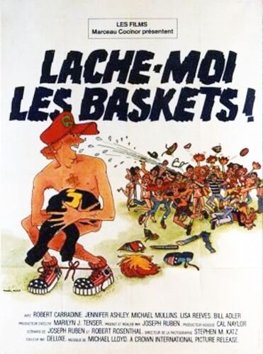 Lache Moi Les Baskets -Véritable Affiche De Cinéma Pliée -Format 60x80 Cm- De Joseph Ruben Avec Robert Carradine, Jennifer Ashley, Michael Mullins, Lisa Reeves- 1976