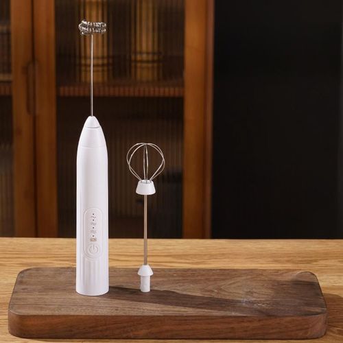 Batteur à ?ufs électrique multifonction 2 en 1,Rechargeable par USB,mélangeur de cuisson,mousseur à lait,Gadgets de cuisine,agitateur à café,outils de salle à manger #A