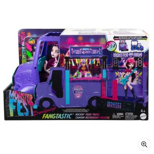 Monster High Fangtastic 2-In-1 Rockin' Food Truck Playset