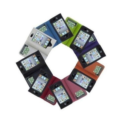Logotrans Étui Pour Apple Iphone 4 Wallet Series Rose