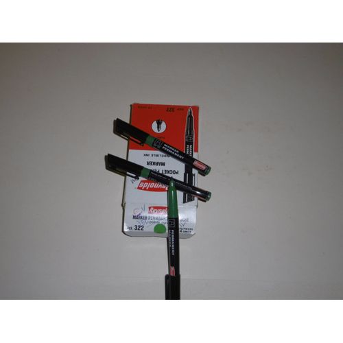 Lot De 3 Marqueurs Pocket Pointe Ogive 322 Reynolds Vert