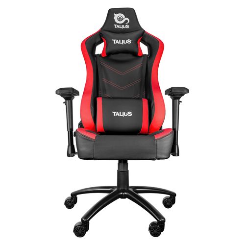 Nouvelle Chaise De Jeu Talius Vulture - Chaise De Jeu Professionnelle En Rouge Et Noir, Papillon, Ergonomique, Accoudoirs 4d, Base Métallique, Hauteur Réglable, Haut Dossier Inclinable, Roues En Nylon.