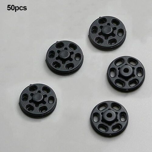 Attaches À Boutons Transparents, Accessoires Pour Manteau, Vêtements, Couture, Bricolage, 10mm, 15mm, 50 Pièces