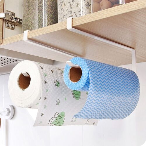 Porte-rouleau de papier en fer métallique, 1 pièce, porte-mouchoir de cuisine, porte-rouleau de papier toilette, porte-serviettes suspendu, crochet de décoration de la maison