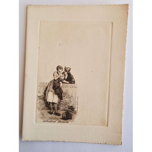 Carte Double Sexy Conversation Amoureuse / Non Carte Postale