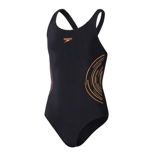 Maillot De Bain 1 Pièce Speedo Eco Placement Muscleb Noir 8 Ans
