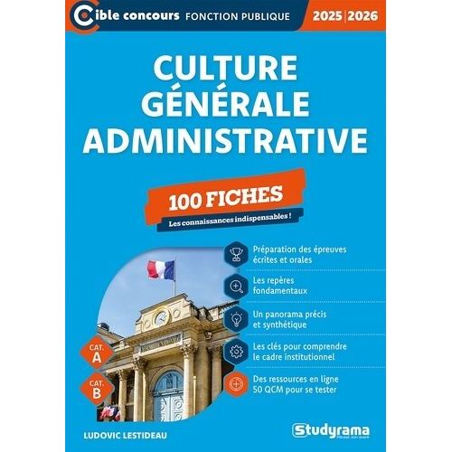 Culture Générale Administrative - 100 Fiches