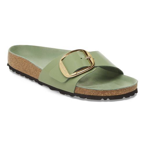 Sandales Birkenstock Madrid Big Buckle Natural Leather Patent