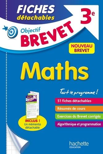 Maths 3e - Fiches Détachables