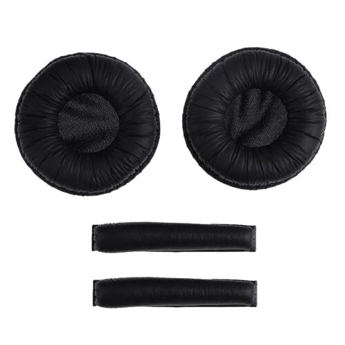 1 paire de coussinets d'oreille de remplacement avec coussinets de bandeau pour écouteurs Sennheiser PX100 PX200