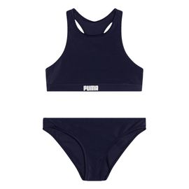 Maillot De Bain 2 Pièces Puma Puma Swim Girls Racerback Bikini Set 1p Bleu Marine 152 Cm