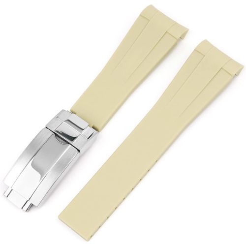 Kal-20mm Bracelet De Montre En Caoutchouc De Silicone Compatible Avec Omega X Swatch Moon Watches Diver 300m Co\U2011axial Master Chronometer 42 Mm,Globemaster 39mm,Aqua Terra 150m