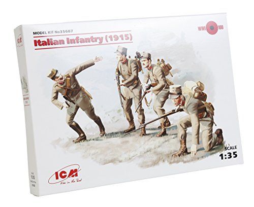 Icm Models 135 Italian Infantry 19 Model Kit