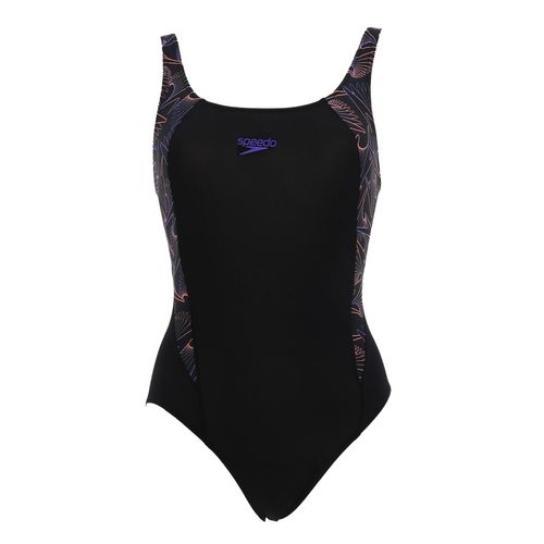 Maillot De Bain 1 Pièce Speedo Eco+ H-Boom Splice Muscleb Bla/Ora Noir 40