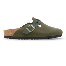 Sandales En Cuir Suédé Tressé Birkenstock Boston