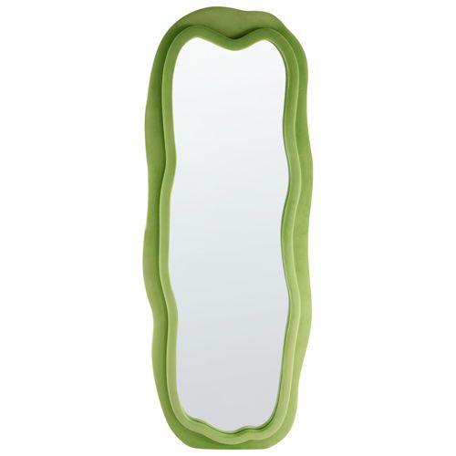 Miroir BEAUNE 56 cm 160 cm Velours Vert