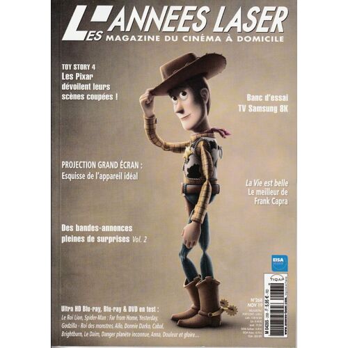 Les Années Laser N° 268 - Novembre 2019 - Toy Story 4 Tv Samsung 8k Projection Grand Écran