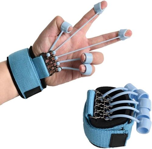 Exerciseur D'extenseur De Doigt,Bande De Résistance Pour Doigts Élastique Renfort De Préhension Des Mains, Entraîneur D'extension De Doigt(40 Livres)