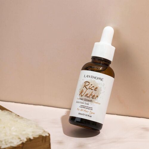 Huile Essentielle De Riz En Purée, 30ml, Éclaircissante, Hydratante, Nourrissante, Pour Cheveux Lisses, Sérum De Soin, B9g9 