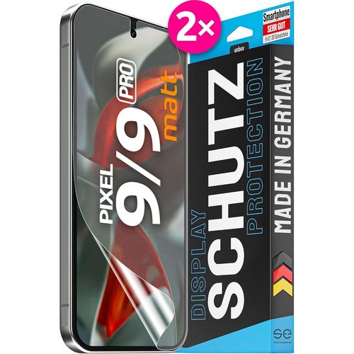 Kal-2x ® Film De Protection 3d Antireflet Pour Google Pixel 9/9 Pro Auto-Réparateur Compatible Empreinte & Faceid Installation Sans Bulles Résistant Aux Chocs Et Rayures Fabriqué En Allemagne