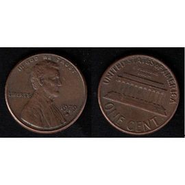 Etats Unis 1979 Monnaie Coin 1 One Cent Lincoln Mémorial In God We Trust Su