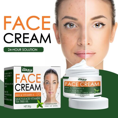 Crème Anti-Acné, 30g, Traitement De La Cicatrice D'acné, Rétrécissement Des Pores, Huile Hydratante, Crème Pour Le Visage, Herbes, Soins Pour La Peau, Blanchin R5y5 