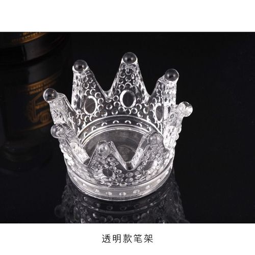 Porte-Bougie En Verre, Couronne Légère De Luxe, Boîte De Rangement Créative Pour La Maison, Collier, Bijoux, Petits Ornements, Cendrier 