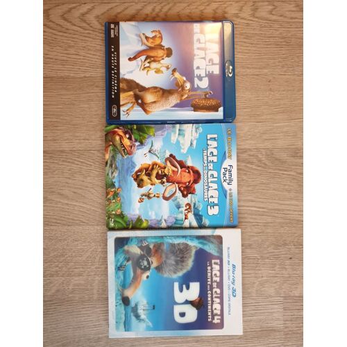 Lot Blu Ray L'âge De Glace 2 , 3 ,4