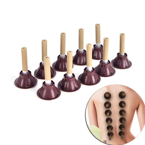 2020 Moxa Mini Moxibustion Tube Pâte Auto-Adhésive Moxa Bougie Auto-Adhésive Points D'acupuncture Massage Moxa Bâton 50pcs 