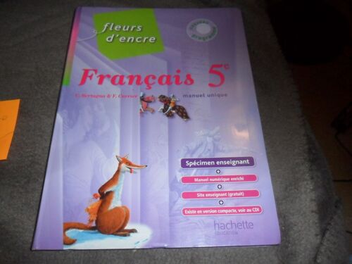 Fleurs D Encre Francais 5e Specimen Enseignant